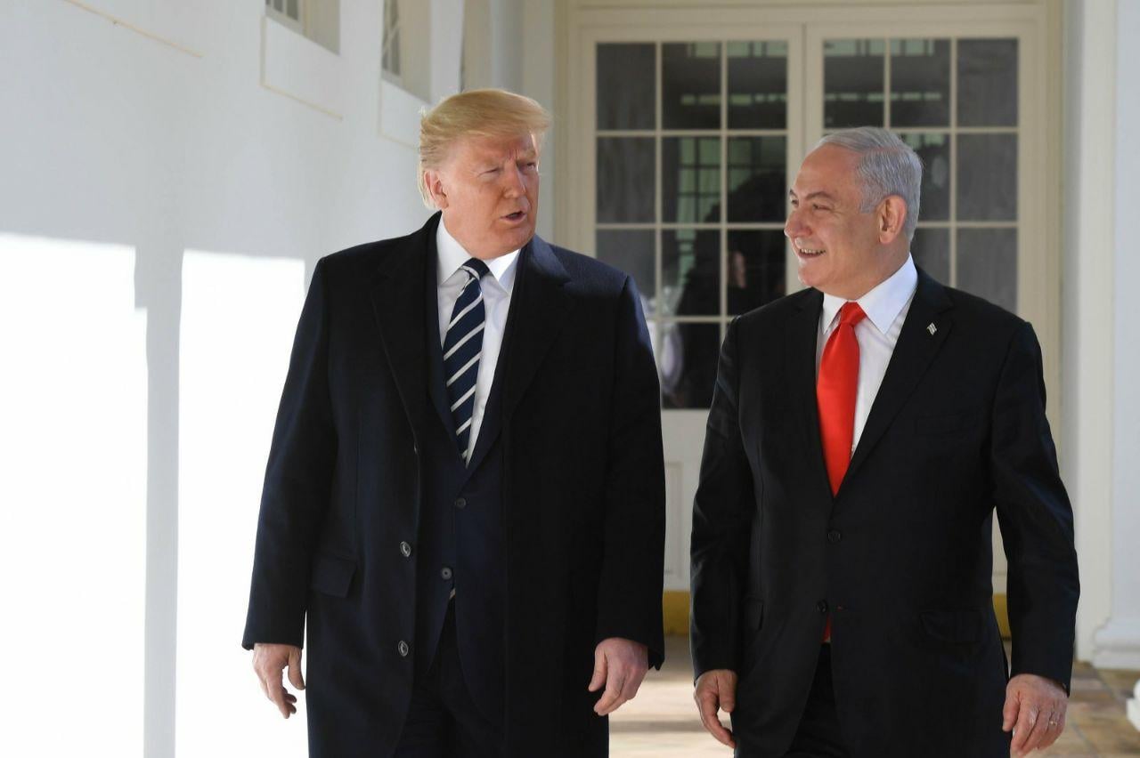 U.S. President Donald Trump and Prime Minister Benjamin Netanyahu (Photo: GPO) הבית הלבן פגישה בנימין נתניהו ו דונלנד טראמפ נשיא ארצות הברית