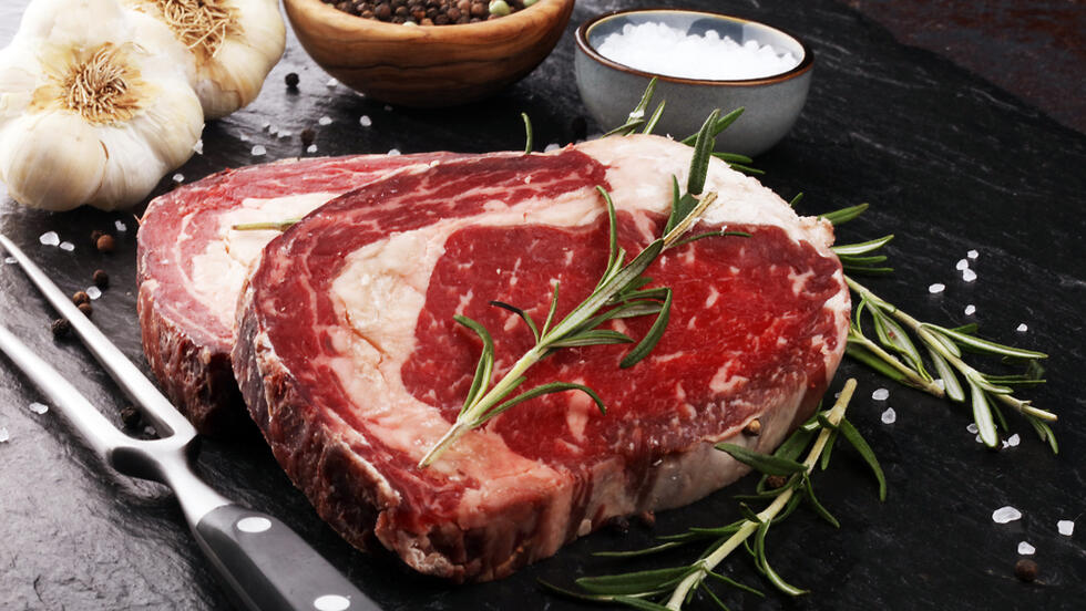 The green-Med group also consumed a minimal amount of red and processed meat (Photo: Shutterstock) סטייק בשרי