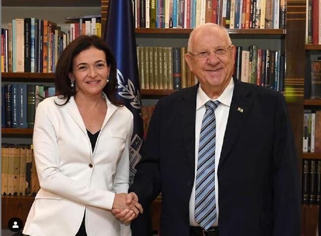 שריל סנדברג ורובי ריבלין (צילום: אינסטגרם) שריל סנדברג ורובי ריבלין