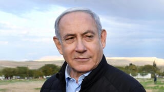 בנימין נתניהו בטקס נטיעת עץ לרגל חג ט"ו בשבט בבקעת הירדן