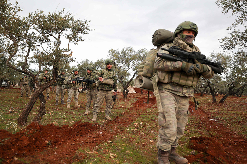 חיילים טורקים ב אידליב סוריה