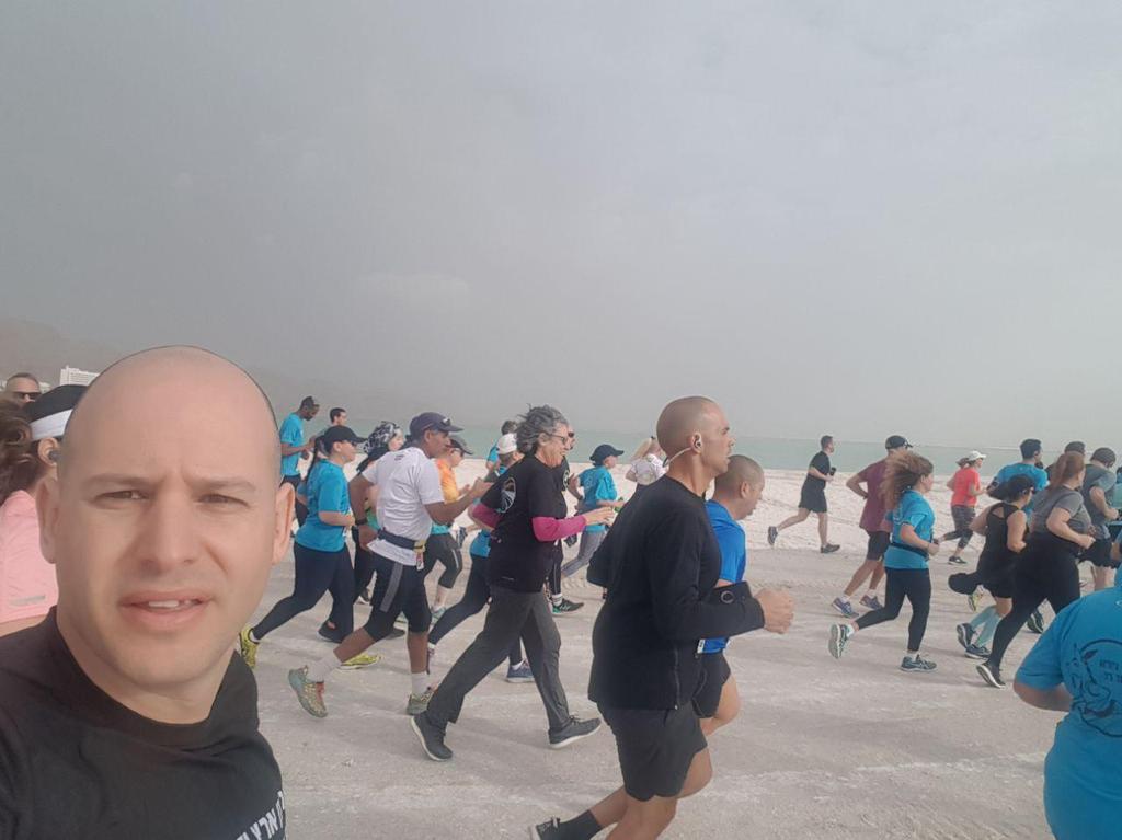 אלישע בן קימון במרתון (צילום פרטי) אלישע בן קימון