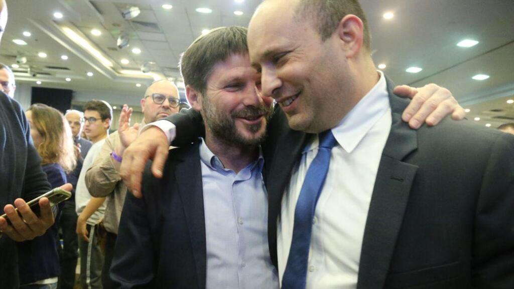 בנט וסמוטריץ' בימים אחרים (צילום: מוטי קמחי) נפתלי בנט ובצלאל סמוטריץ' בכנס ימינה