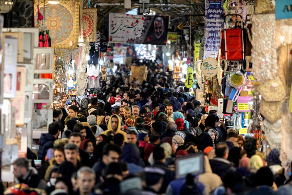 A street in Tehran (Photo: AFP) איראן טהרן