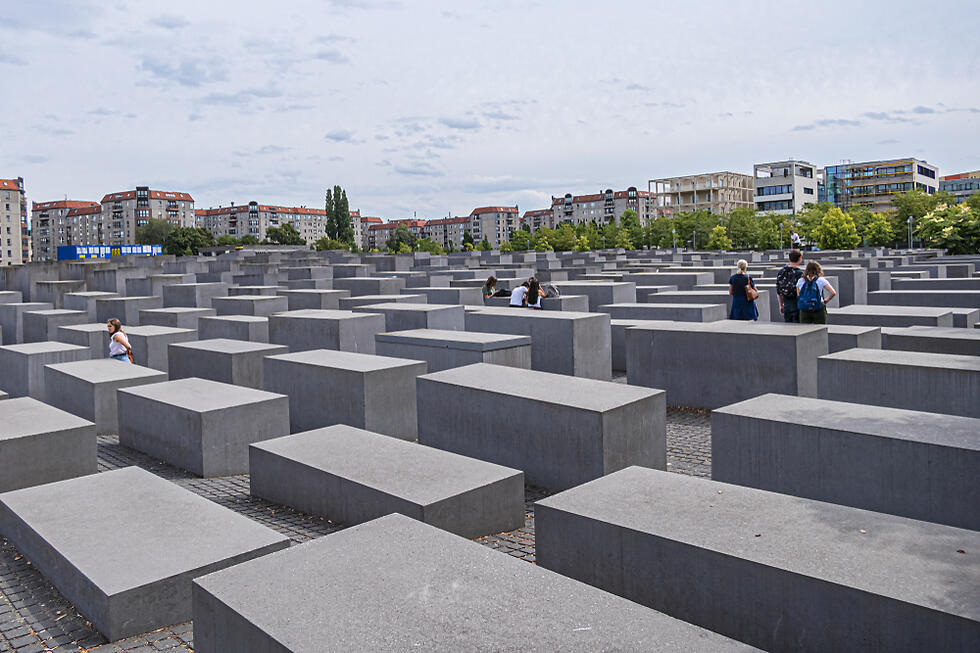 The Holocaust memorial in Berlin 