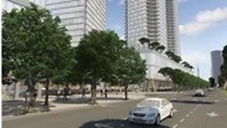 הדמיית הקריה בת"א אחרי הפינוי