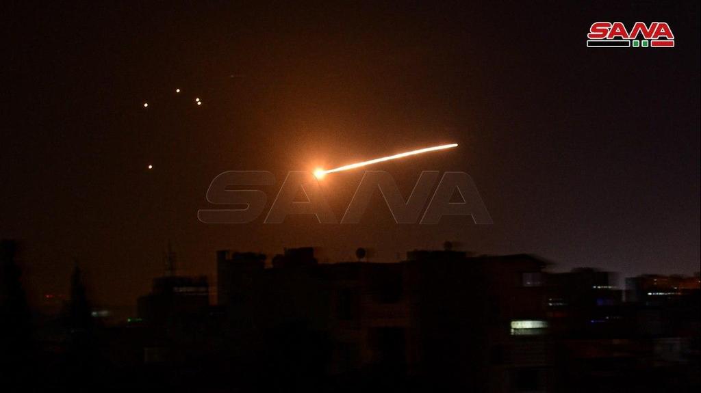 The Israeli army strikes Damascus תקיפה בדמשק