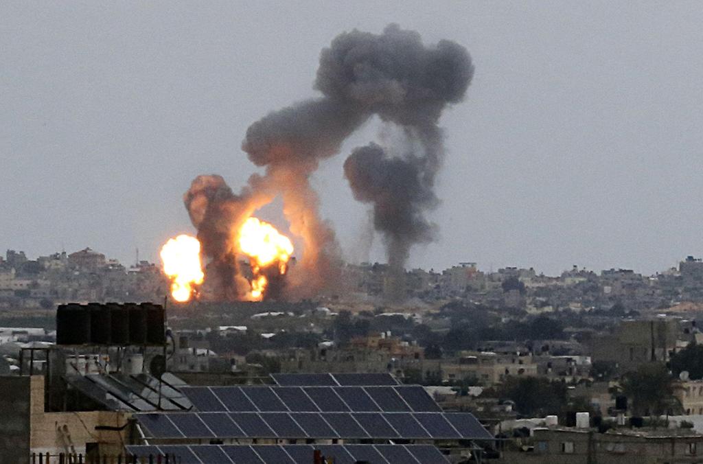 הפצצות של צה"ל בדרום רצועת עזה