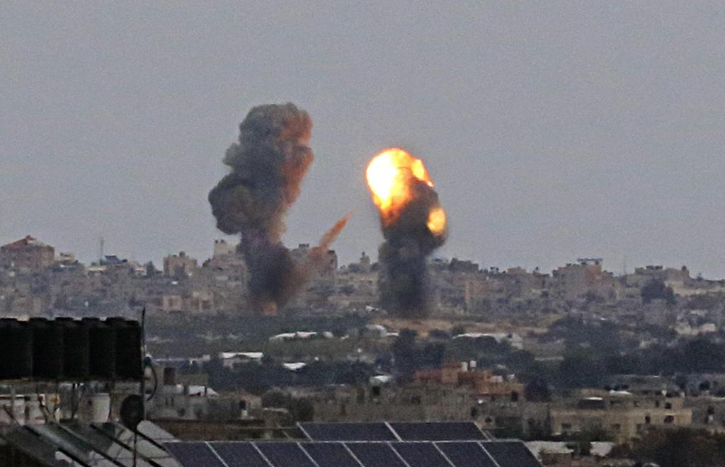 הפצצות של צה"ל בדרום רצועת עזה