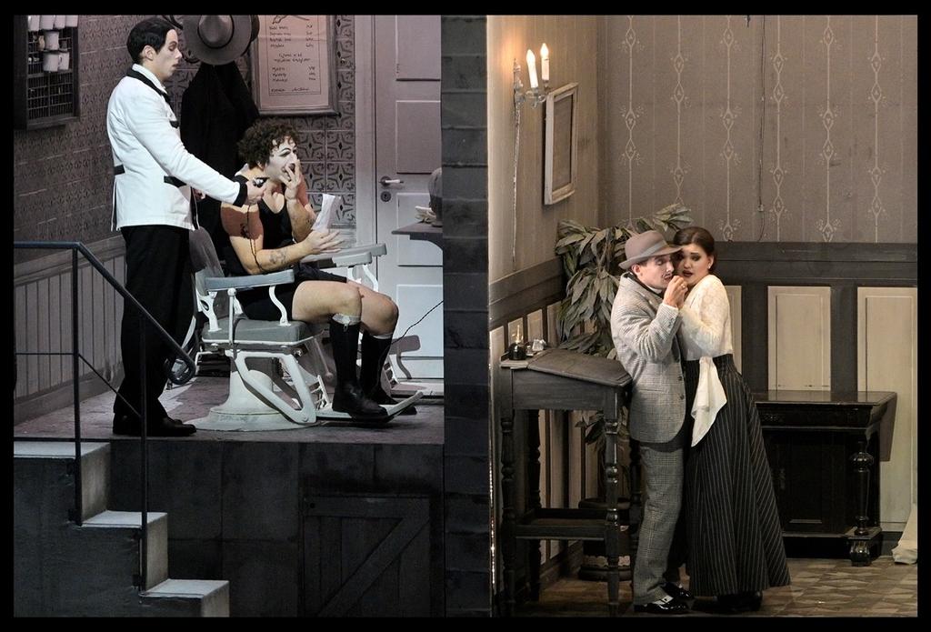 A snapshot from the opera The Barber of Seville 