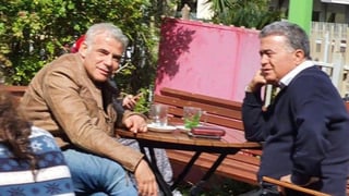 יאיר לפיד ועמיר פרץ