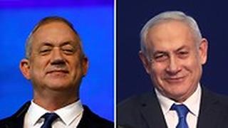 בנימין נתניהו ובני גנץ
