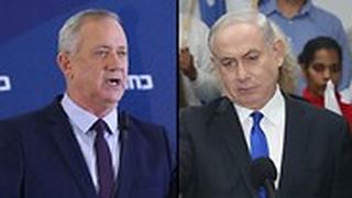בני גנץ  בנימין נתניהו 