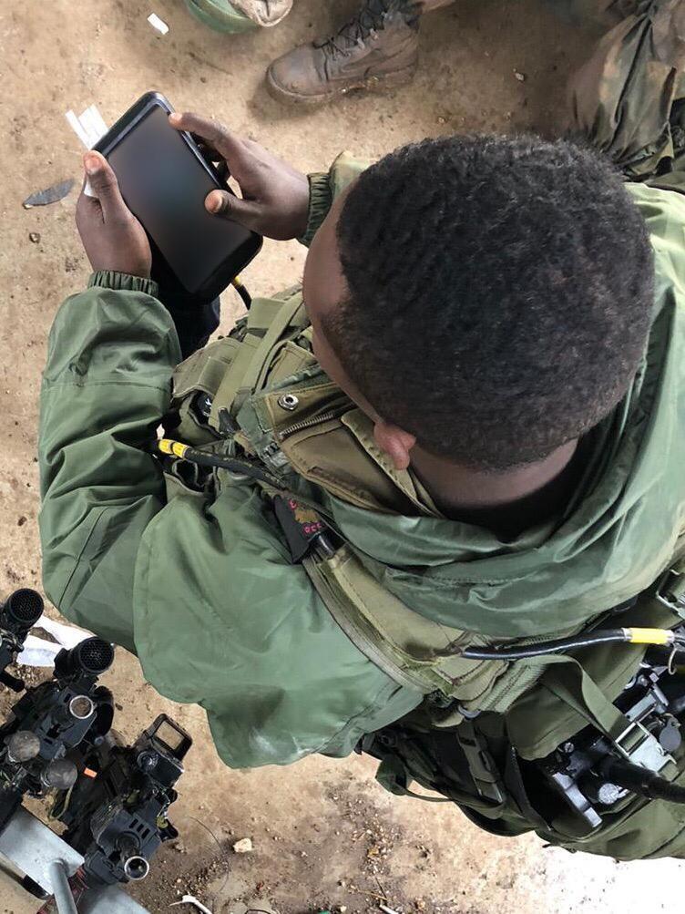 An IDF soldier using the new DAP 