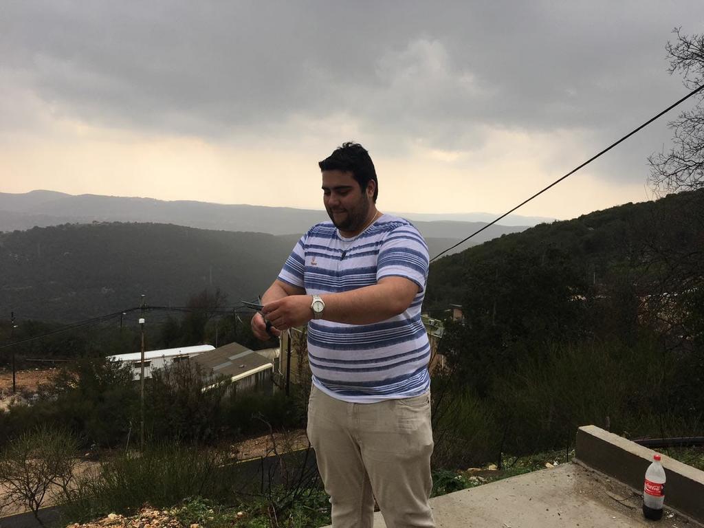 עמית מור בעת השחרור מהצבא: "לא ידעתי כמה שקלתי" (צילום פרטי) עמית מור לפני