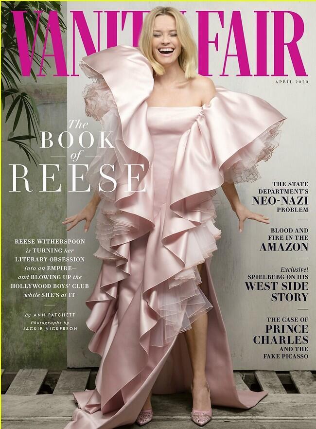 ריס וויתרספון על שער מגזין Vanity Fair (צילום מסך) ריס וויתרספון על שער מגזין Vanity Fair