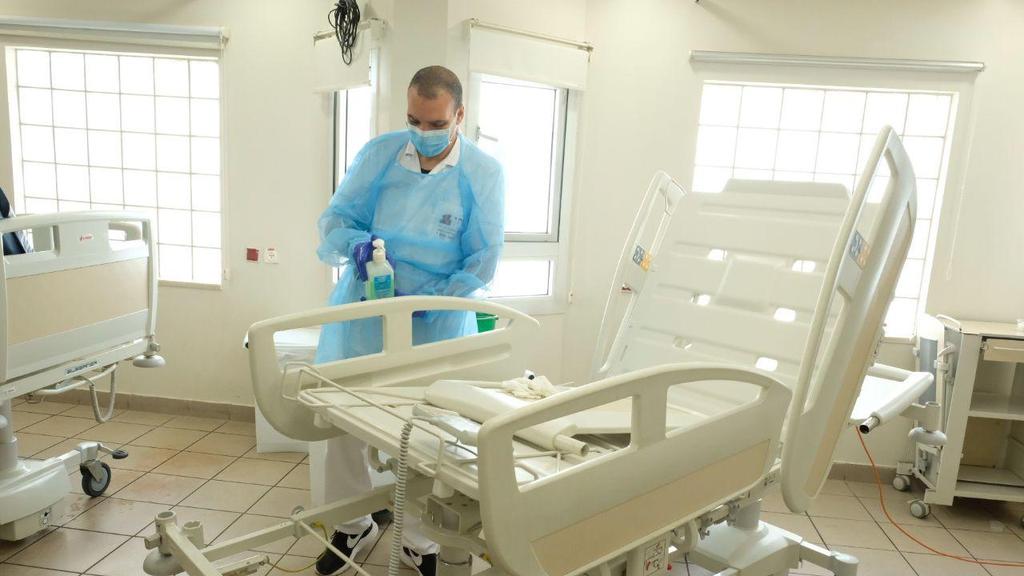 The coronavirus treatment wing at Ichilov Hospital in Tel Aviv (Photo: Shaul Golan) The coronavirus treatment wing at Ichilov Hospital in Tel Aviv