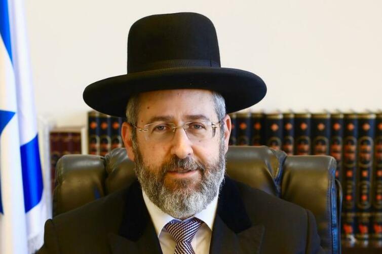 Rabbi David Lau (Photo: Shlomi Cohen) הרב הראשי דוד לאו