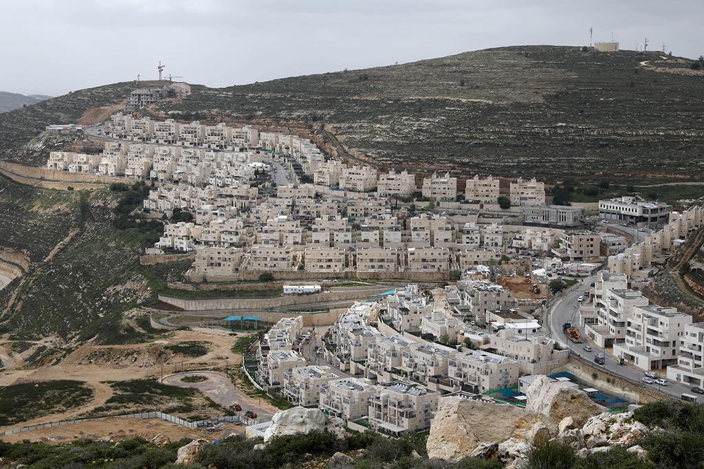 The West Bank settlement of Ramat Givat Ze'ev (Photo: Reuters) רמת גבעת זאב