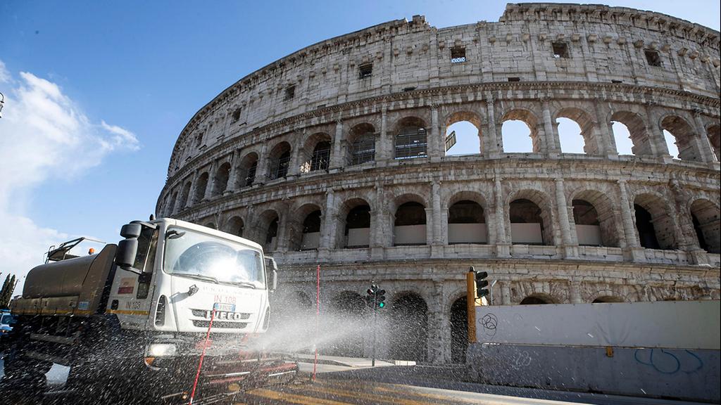 Rome, March 2020 (צילום: EPA) Rome, March 2020