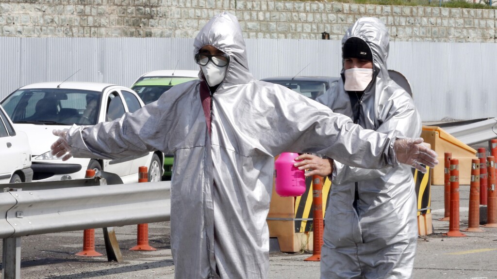 Fighting coronavirus by disinfection in Iran