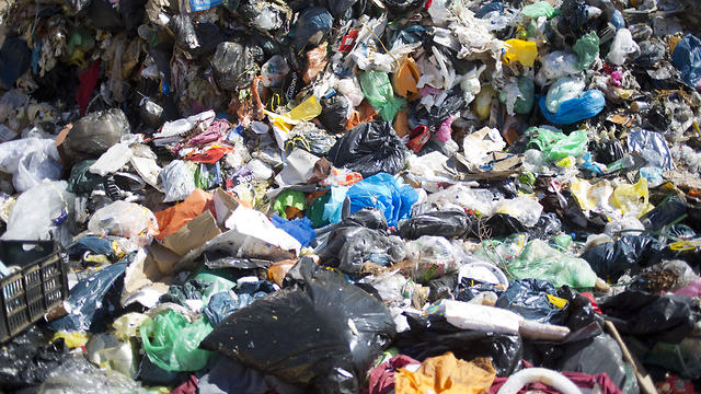 Rubbish, much of it plastic, washes up on shore in southern Israel (Photo: AP) Rubbish, much of it plastic, washes up on shore in southern Israel