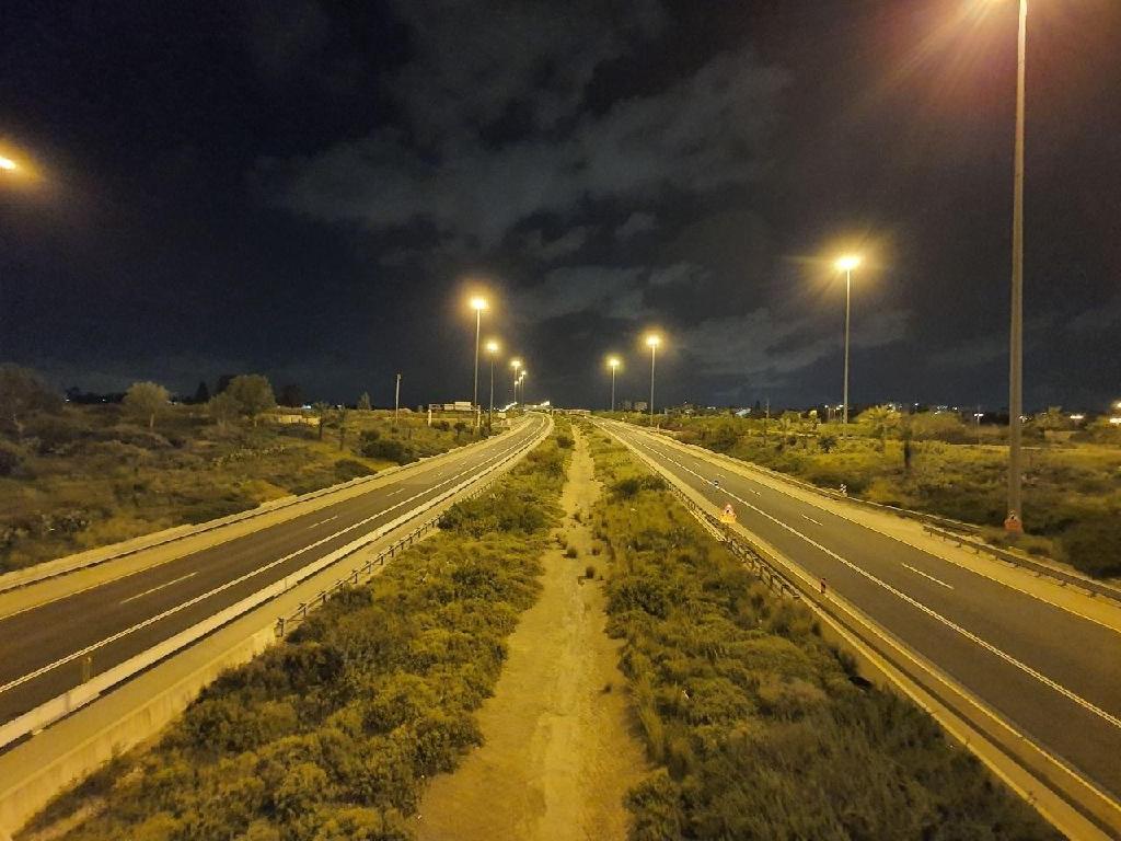 כבישים ריקים בסגר הקודם (צילום: שמוליק דודפור) כביש 431