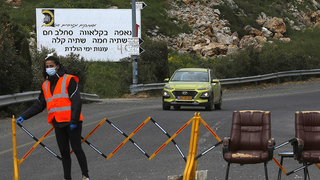 מחסום מאולתר ב מג'דל שמס 