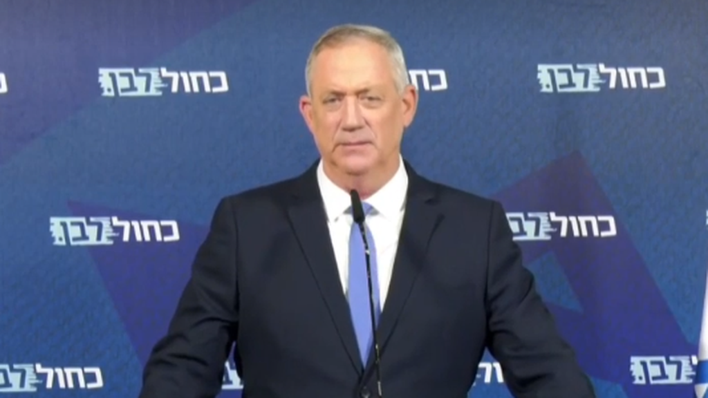 Benny Gantz chose to ally himself with a thrice-indicted Benjamin Netanyahu בני גנץ
