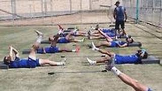עירוני קריית שמונה מתאמנת