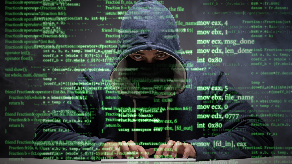 Illustrative image of a hacker 