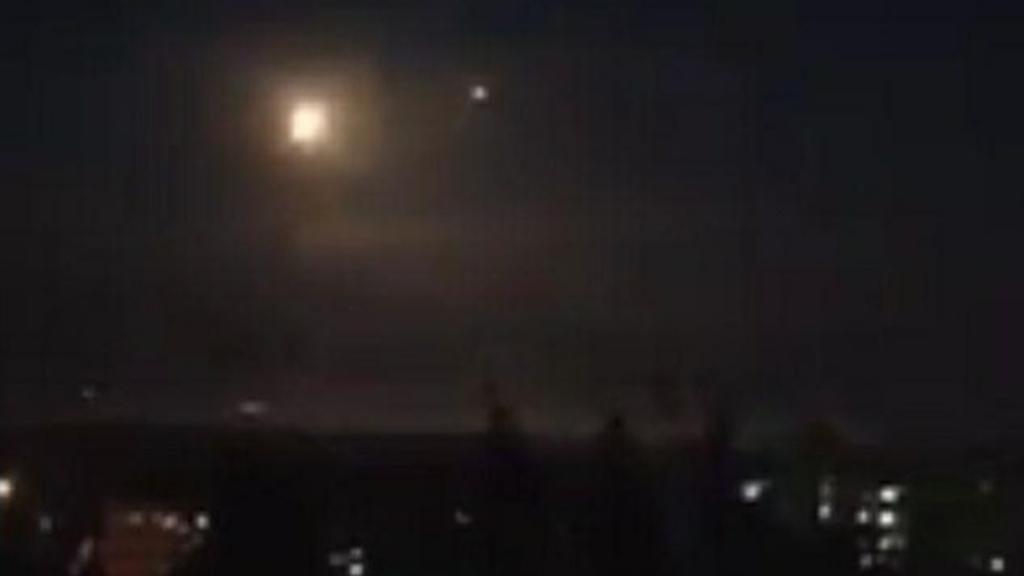   Explosions over Damascus after alleged Israeli attack 