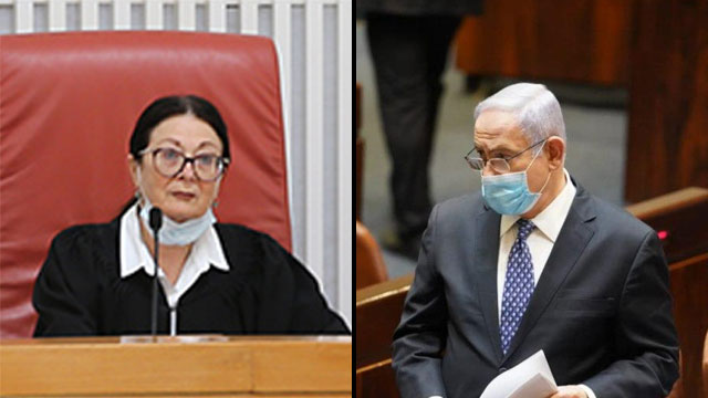 בנימין נתניהו אסתר חיות מסכה קורונה