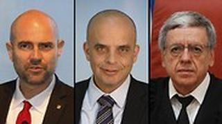 מני מזוז, דן אלדד ואמיר אוחנה