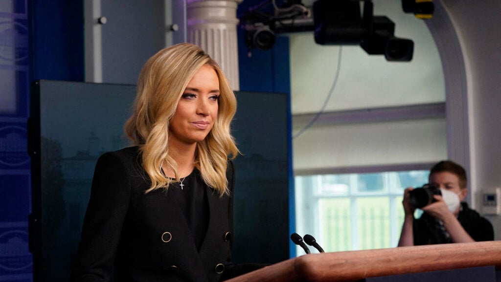 White House spokesperson Kayleigh McEnany (Photo: mct) קיילי מקנאני ה דוברת החדשה של הבית הלבן