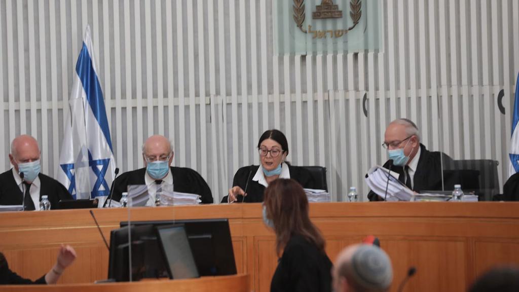 The High Court judges panel (Photo: Yossi Zamir) הדיון בבית המשפט
