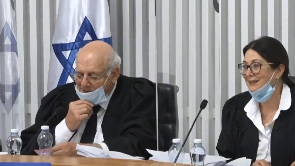 High Court deliberates petitions against a Netanyahu led coalition (Photo: Screenshot) מתוך שידורי בג"ץ