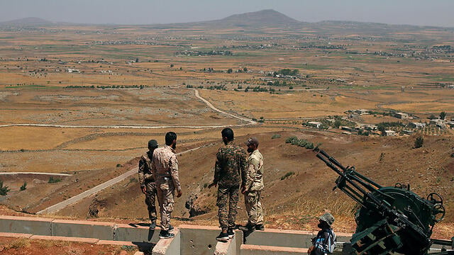 Iran backed troops in southern Syria