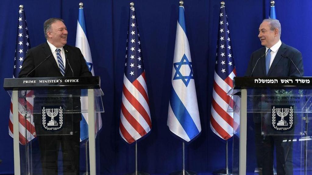  U.S. Secretary of State Mike Pompeo and Prime Minister Benjamin Netanyahu 