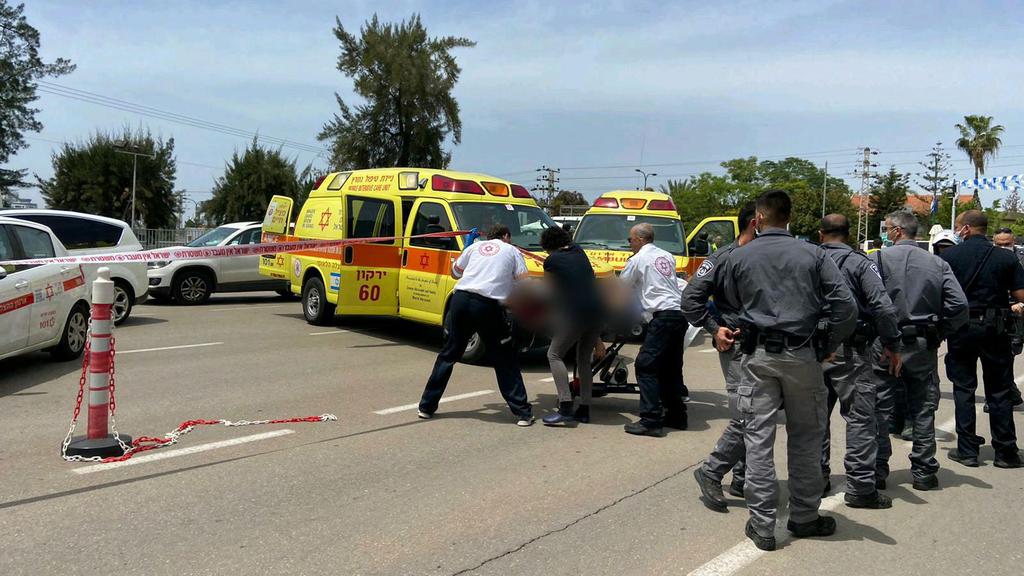 זירת הפיגוע בתל השומר