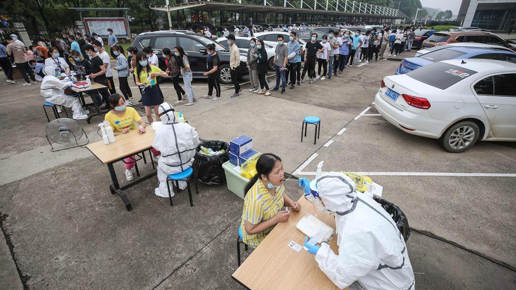  Coronavirus tests in Wuhan, China 