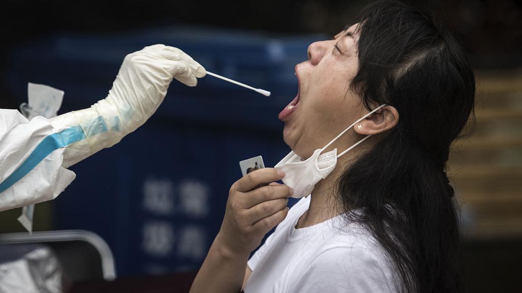  Coronavirus test in Wuhan, China 