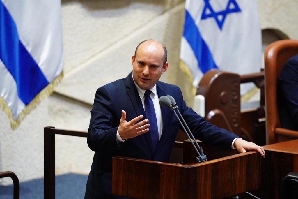 Yamina leader Naftali Bennett (Photo: The Knesset) השבעת הממשלה