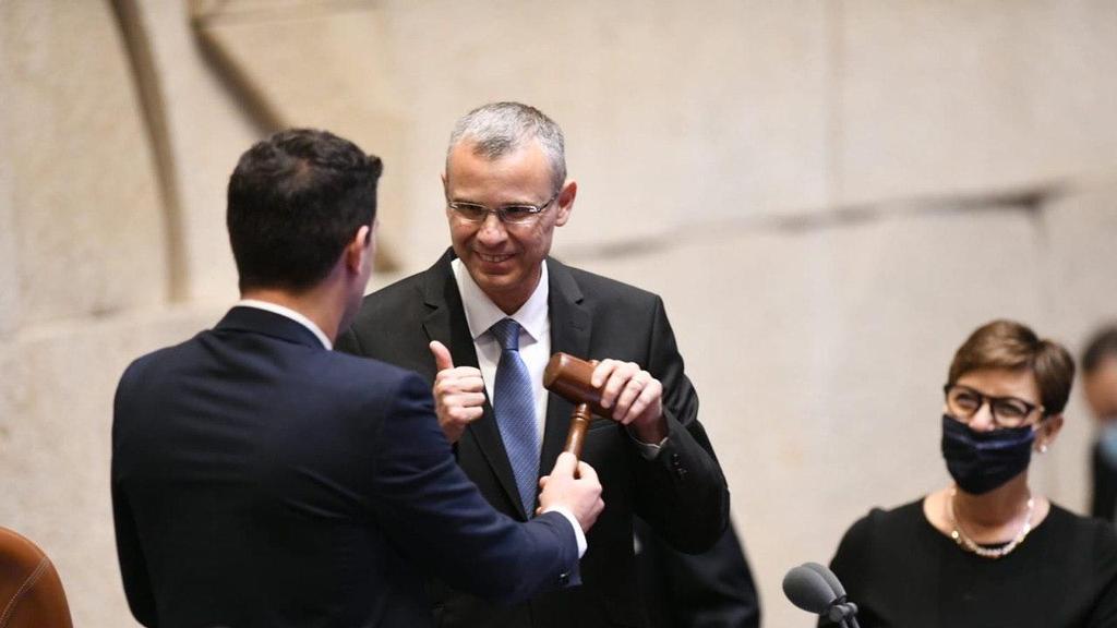 Knesset Speaker Yariv Levin after the new government was sworn in (Photo: The Knesset) יריב לוין