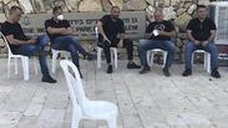 שביתת רעב ומחאה של התאחדות האולמות וגני האירועים מול משרד ראש הממשלה