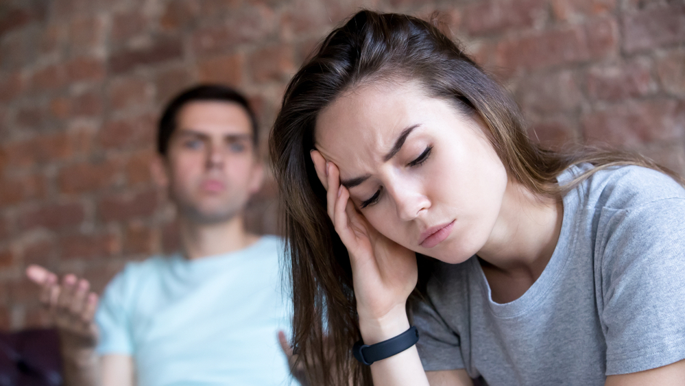 זוג מסוכסך (צילום: shutterstock) זוג מסוכסך