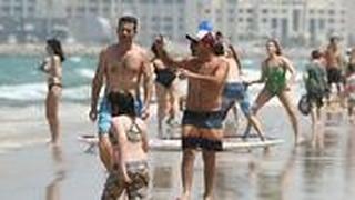 בוקר שישי בחוף הצוק