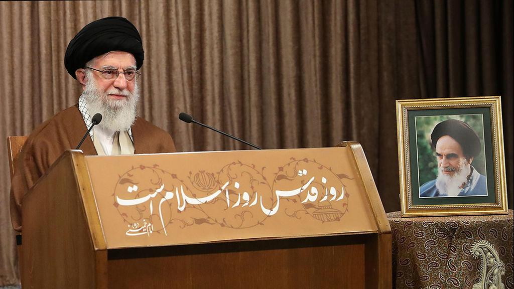 ה מנהיג ה עליון של איראן אירן יום ירושלים ה בינלאומי עלי חמינאי מנהיג איראן