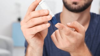 סוכרת גבר חולה סוכרת