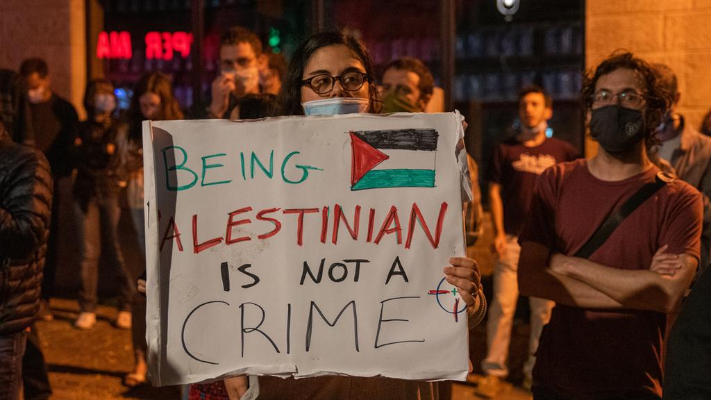 A protest in Jerusalem against the killing of Iyad Halak (Photo: Shalev Shalom ) ההפגנה בירושלים